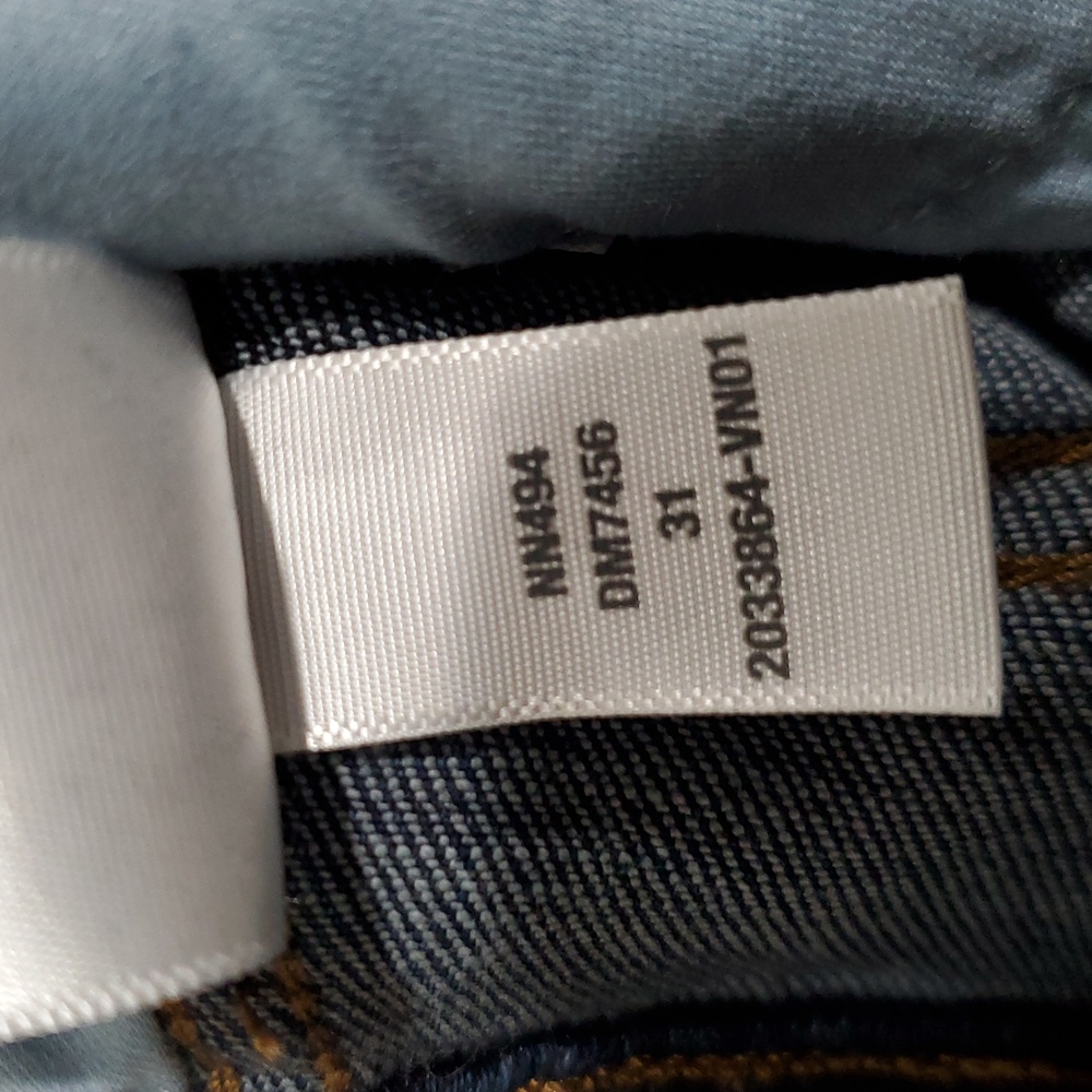 Madewell curvy high-rise skinny jeans 31 dark wash denim stretch women sexy hot - Picture 12 of 16